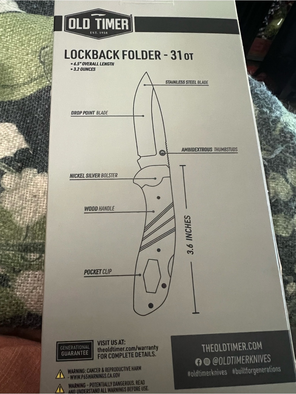 Old Timer knife - Picture 3 of 3